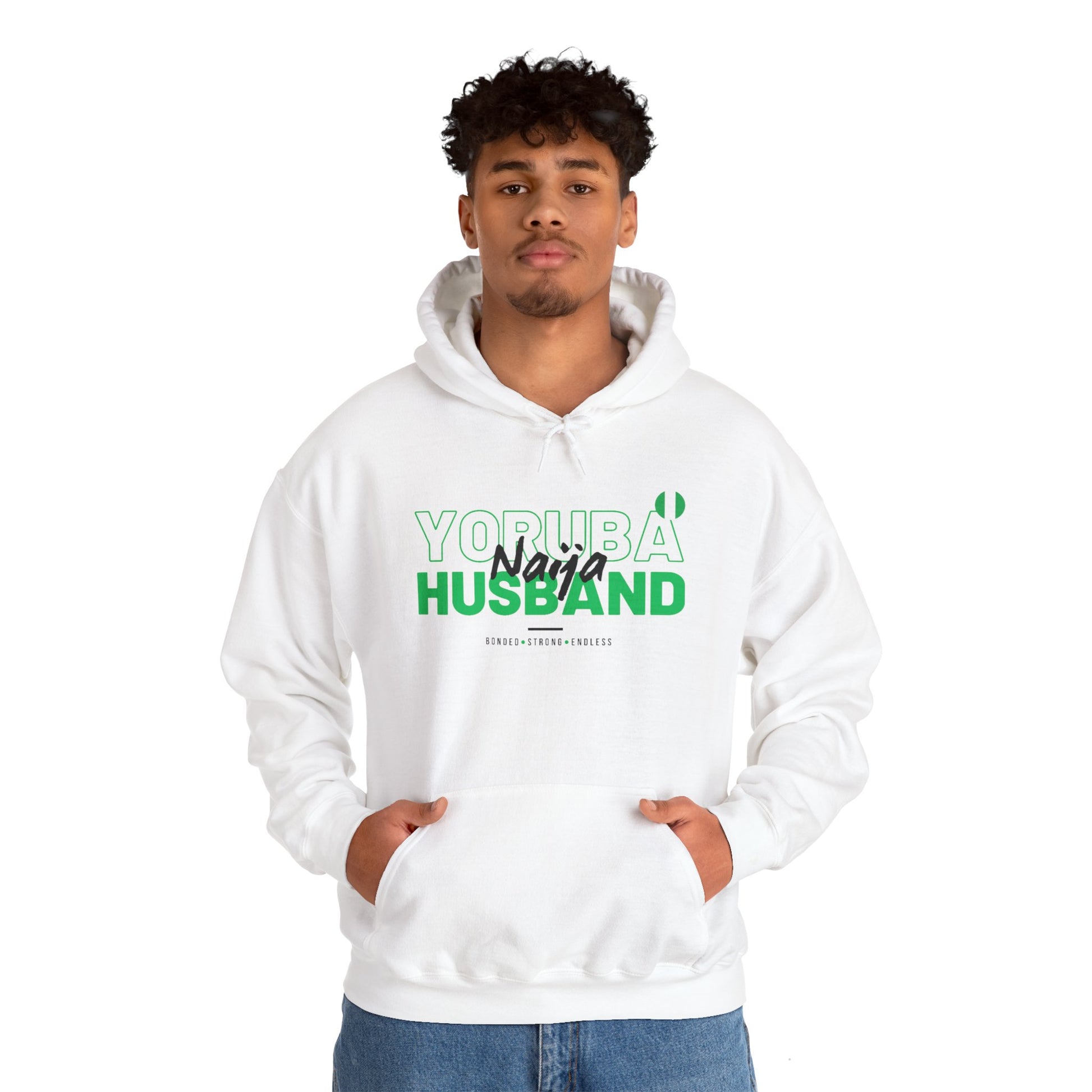 YORUBA Naija Husband Hoodie - Unisex Heavy Blend Sweatshirt