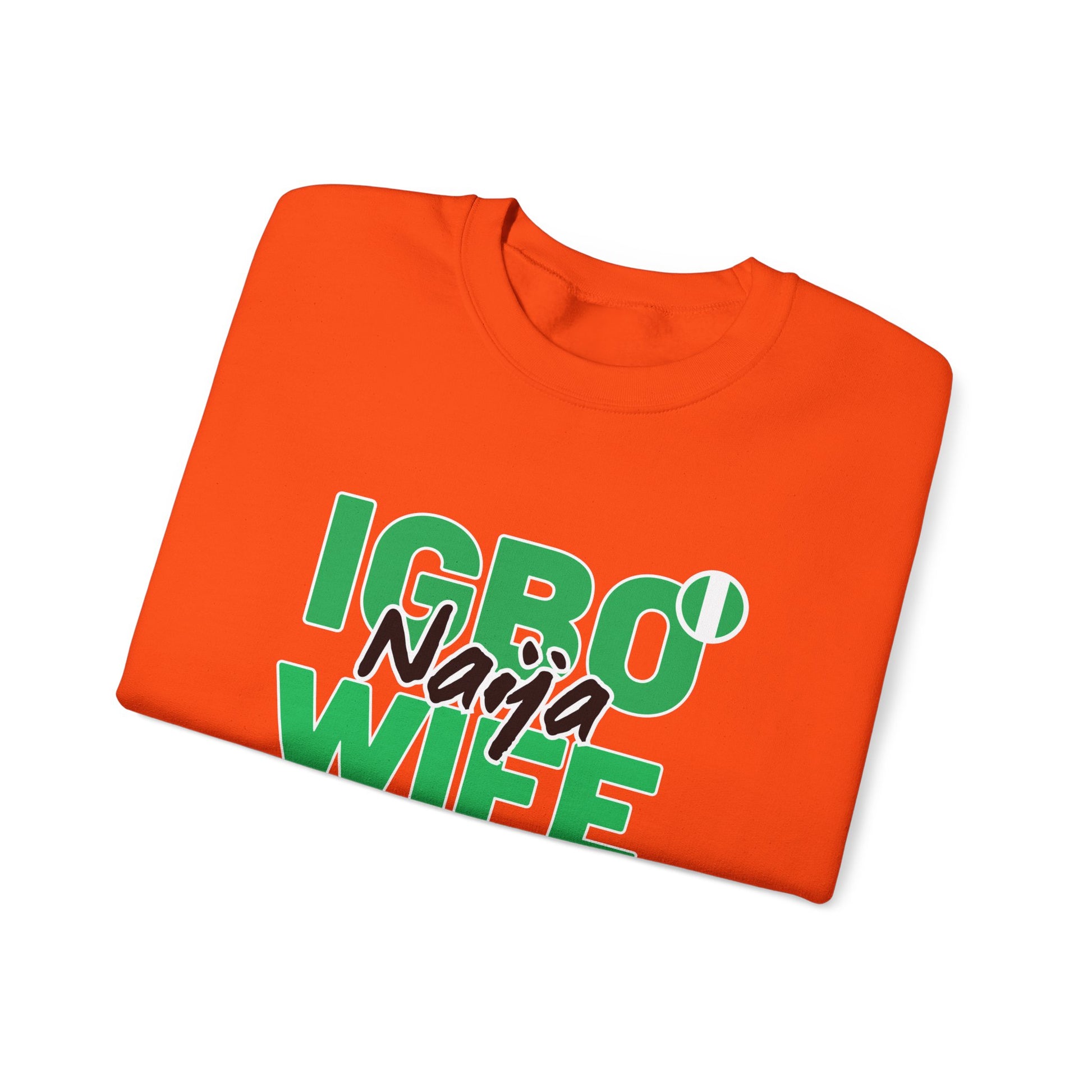 IGBO Naija Wife Hoodie (Dark) - Unisex Heavy Blend Sweatshirt