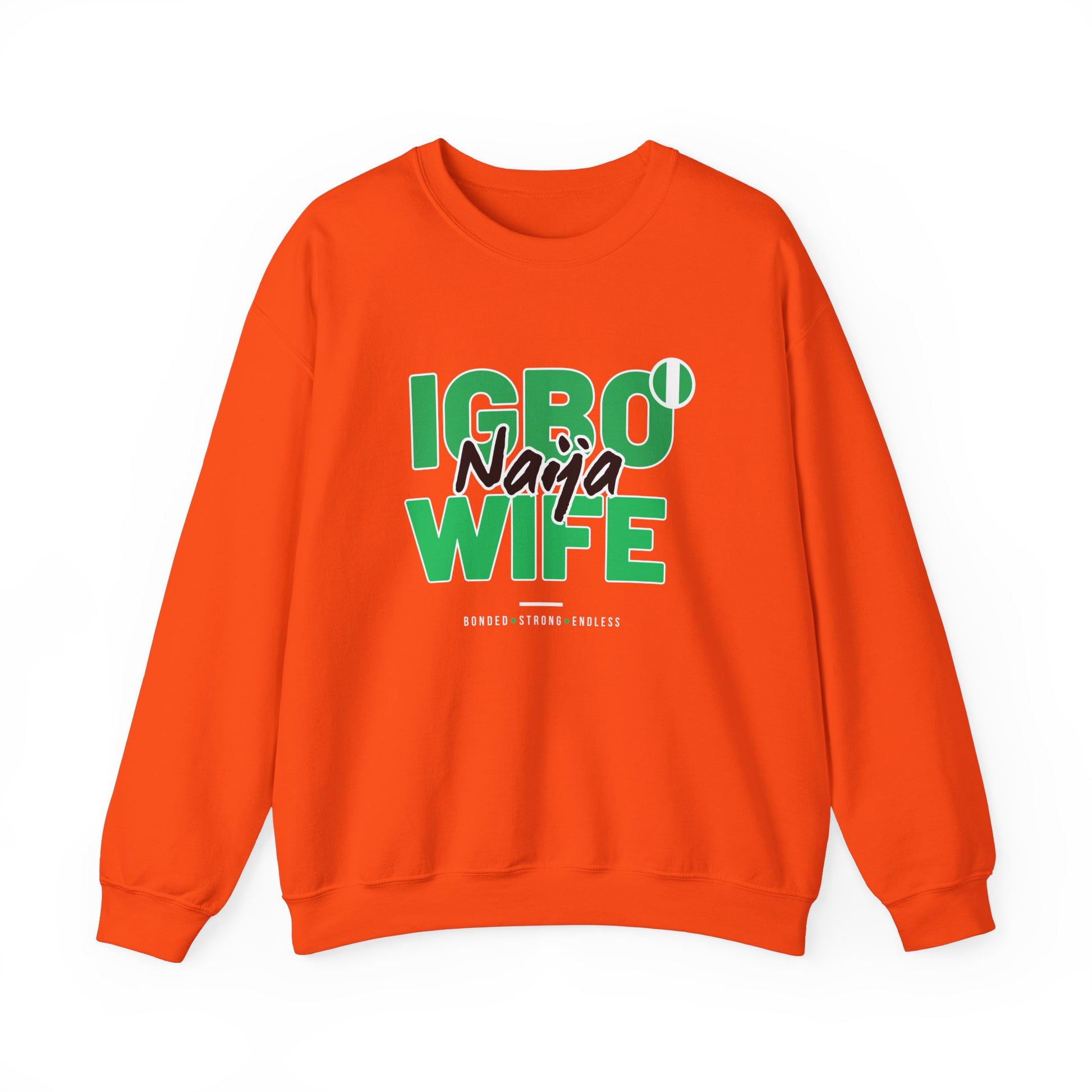 IGBO Naija Wife Hoodie (Dark) - Unisex Heavy Blend Sweatshirt