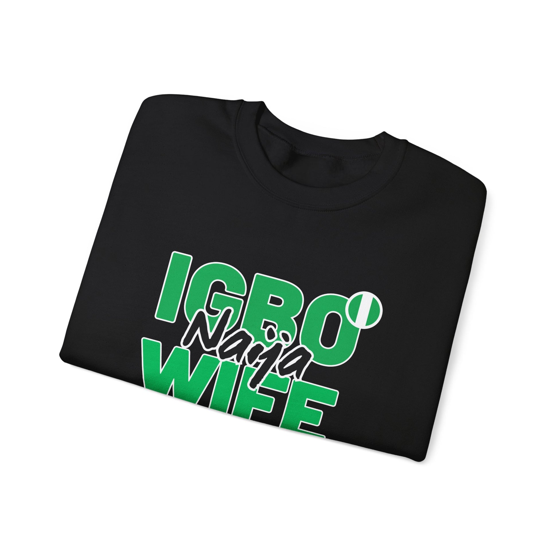 IGBO Naija Wife Hoodie (Dark) - Unisex Heavy Blend Sweatshirt