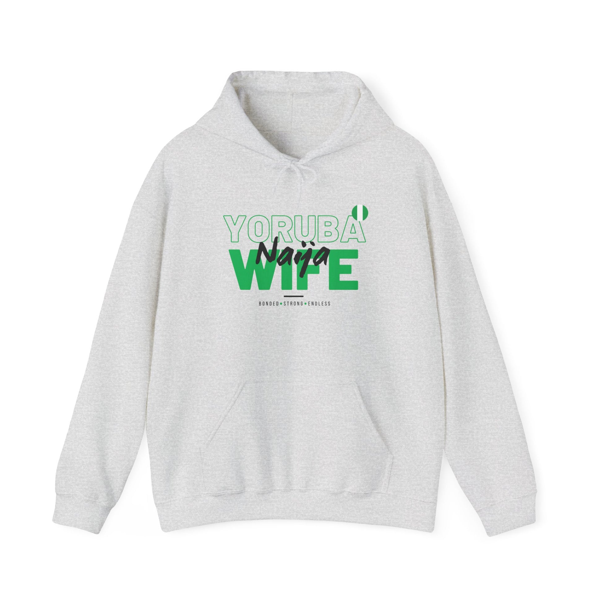 YORUBA Naija Wife Hoodie - Unisex Heavy Blend Sweatshirt