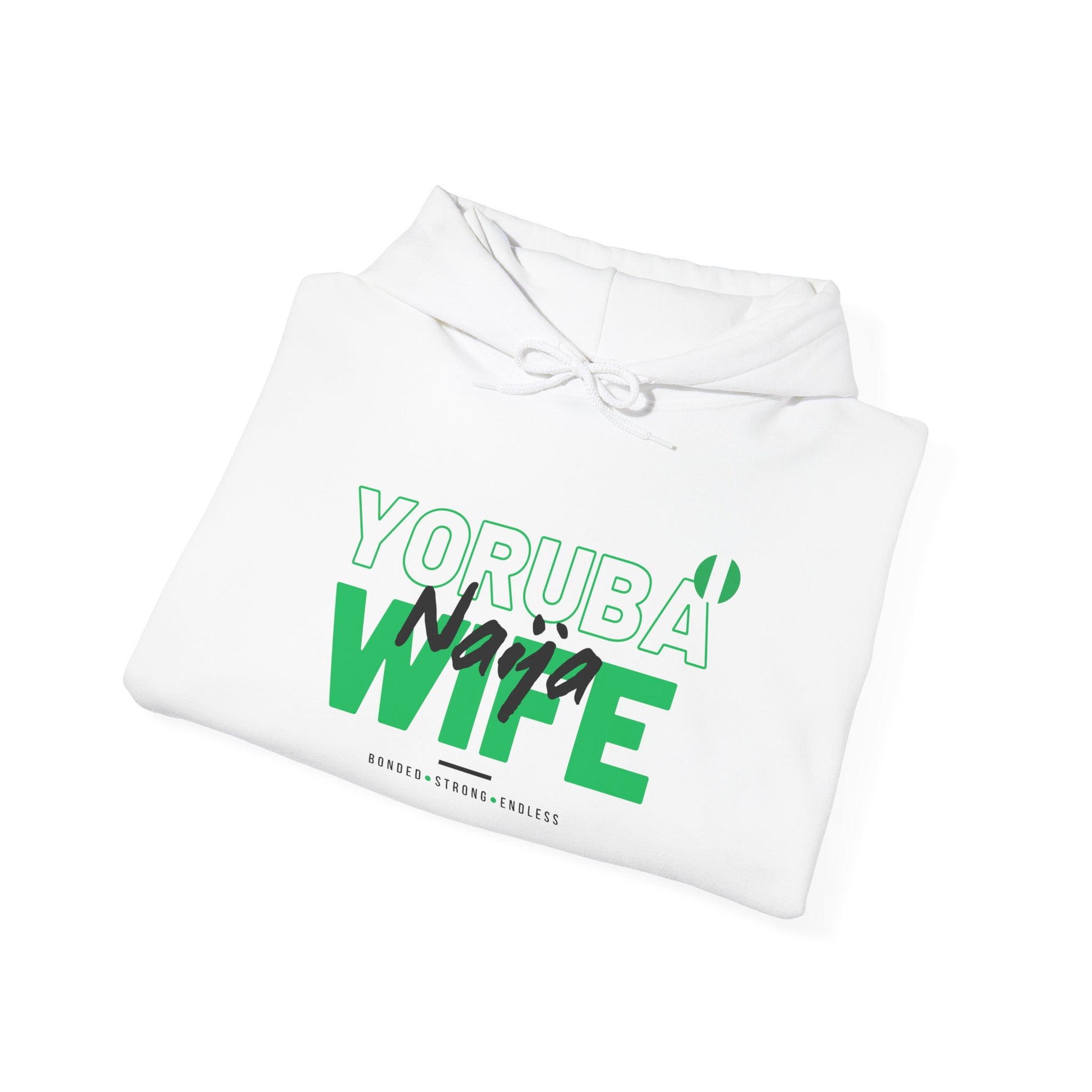 YORUBA Naija Wife Hoodie - Unisex Heavy Blend Sweatshirt