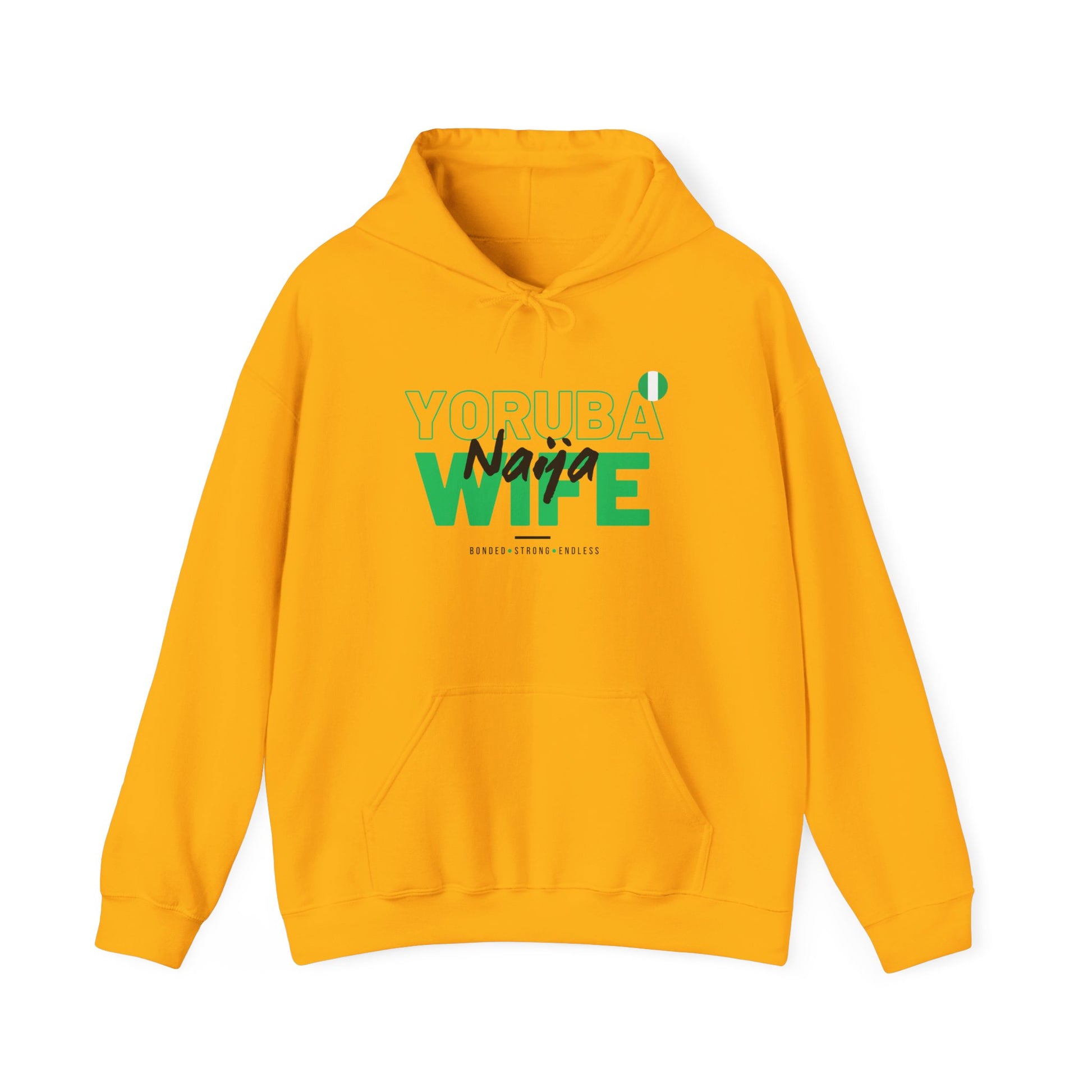 YORUBA Naija Wife Hoodie - Unisex Heavy Blend Sweatshirt
