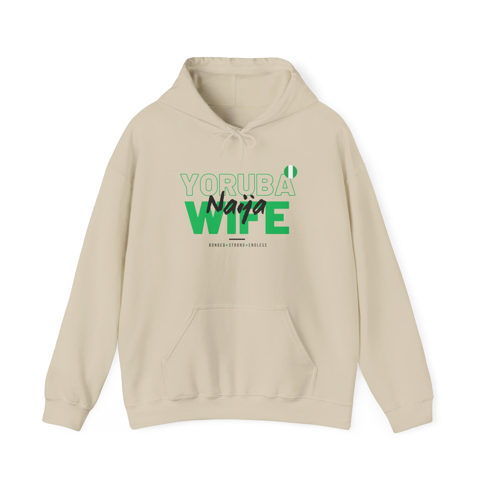 YORUBA Naija Wife Hoodie - Unisex Heavy Blend Sweatshirt