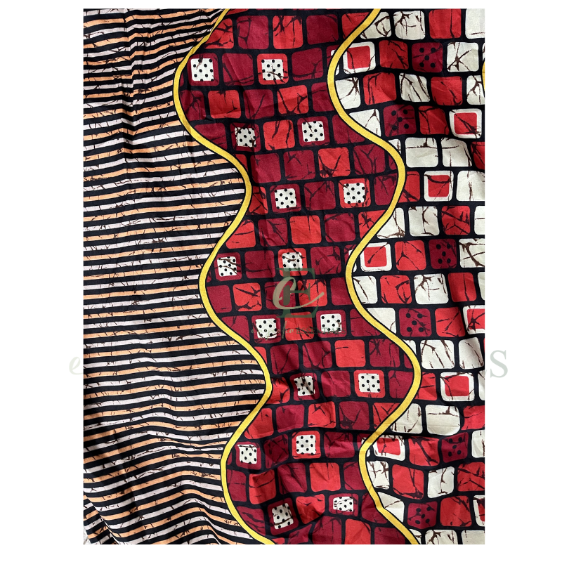 Geometric Print Maxi Dress with Ruffle Straps | Free Size (S–XL)