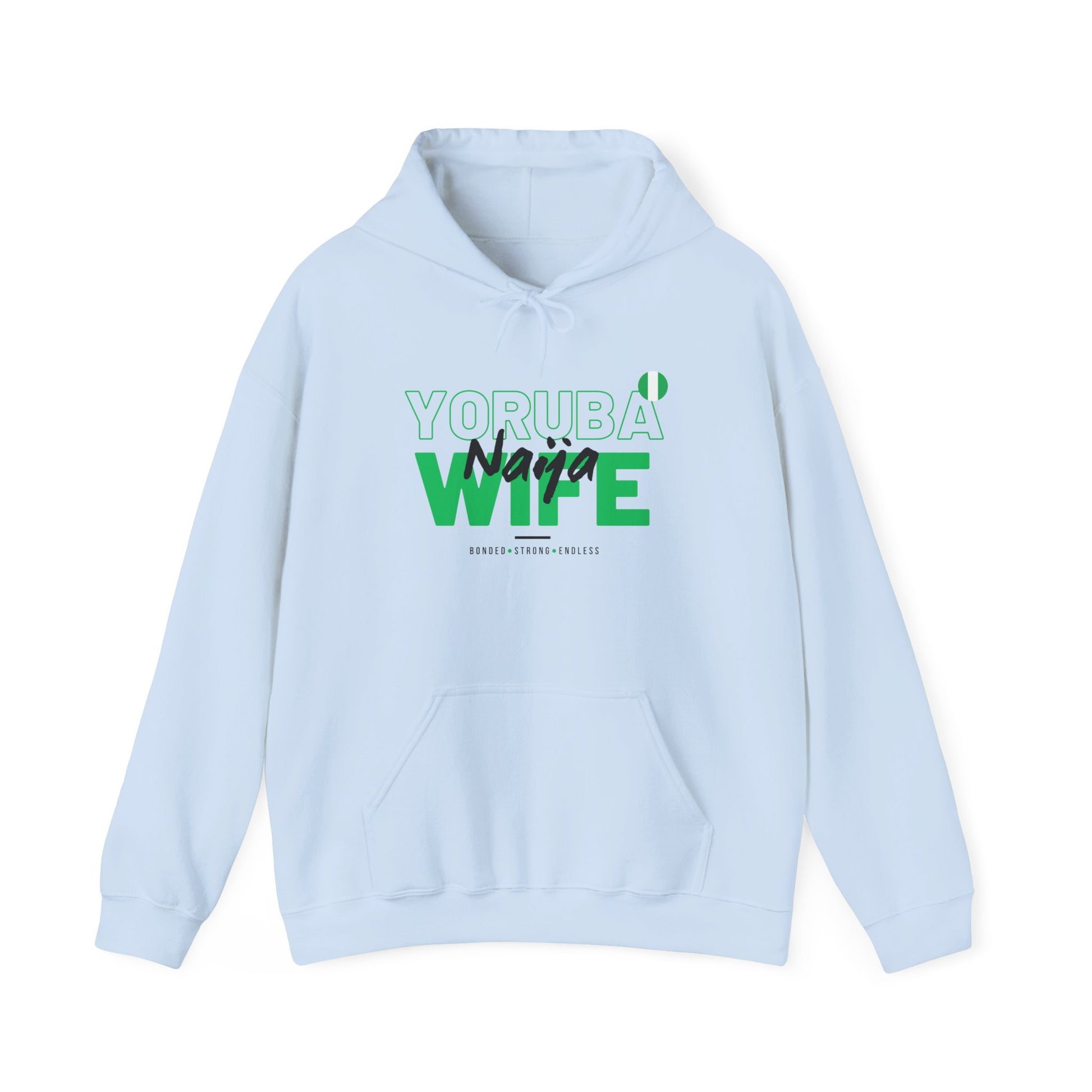 YORUBA Naija Wife Hoodie - Unisex Heavy Blend Sweatshirt