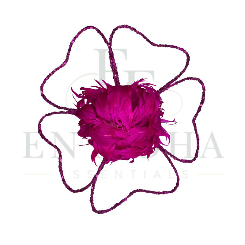 Bloom Fuchsia Couture Feather Fascinator (Pre-Order Only)