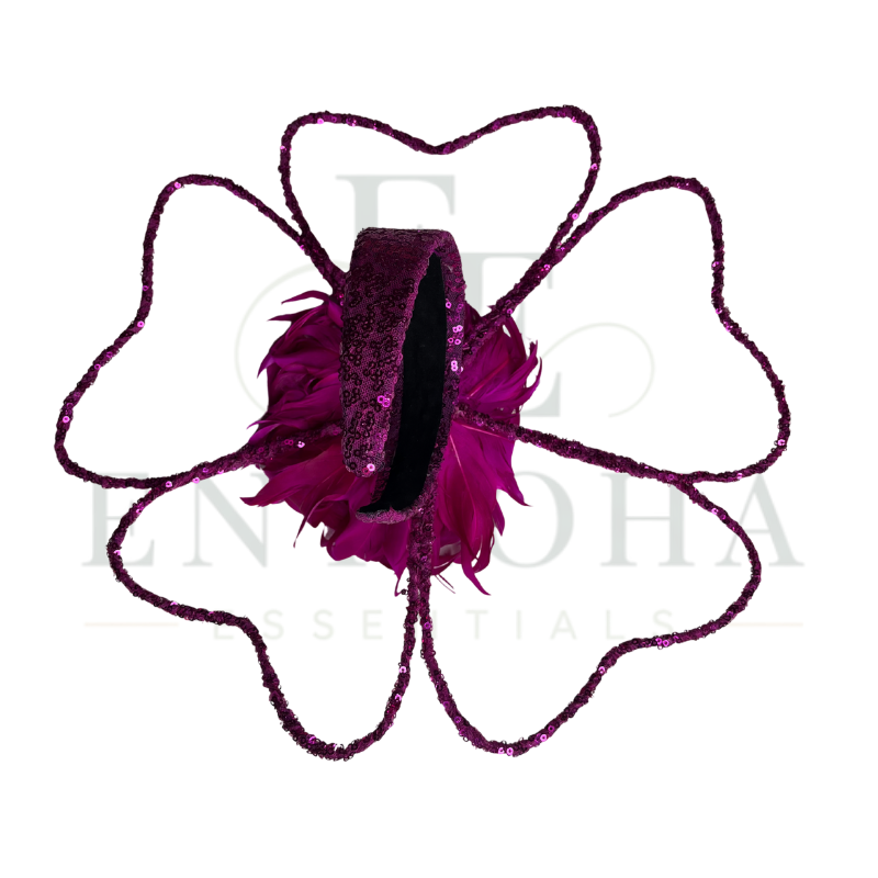 Bloom Fuchsia Couture Feather Fascinator (Pre-Order Only)