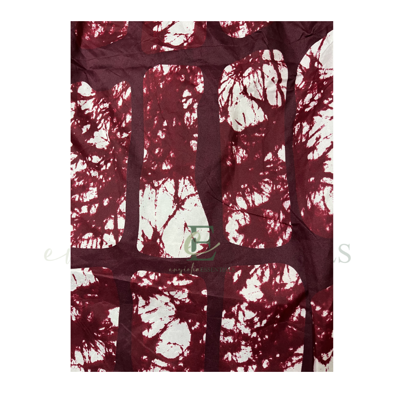 Burgundy African Print Halter Long Maxi Dress
