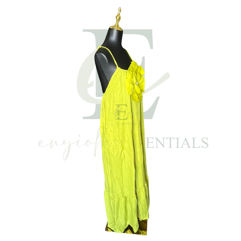 Citrus Bloom Maxi Dress | Size: Extra Large