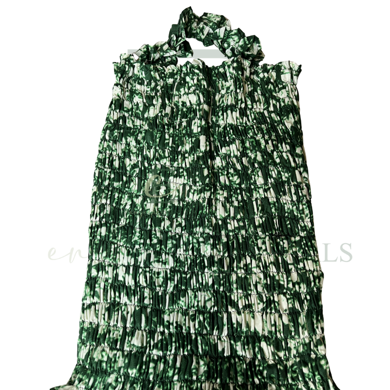 Enchanted Garden Halter Long Maxi Dress