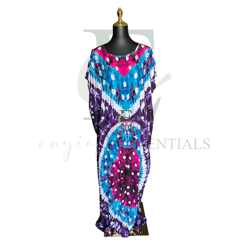 Island Jewel w/Headwrap Maxi MuuMuu | One Size (S-XL)
