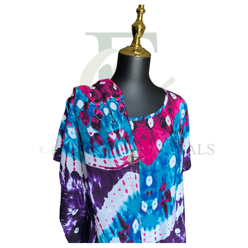 Island Jewel w/Headwrap Maxi MuuMuu | One Size (S-XL)