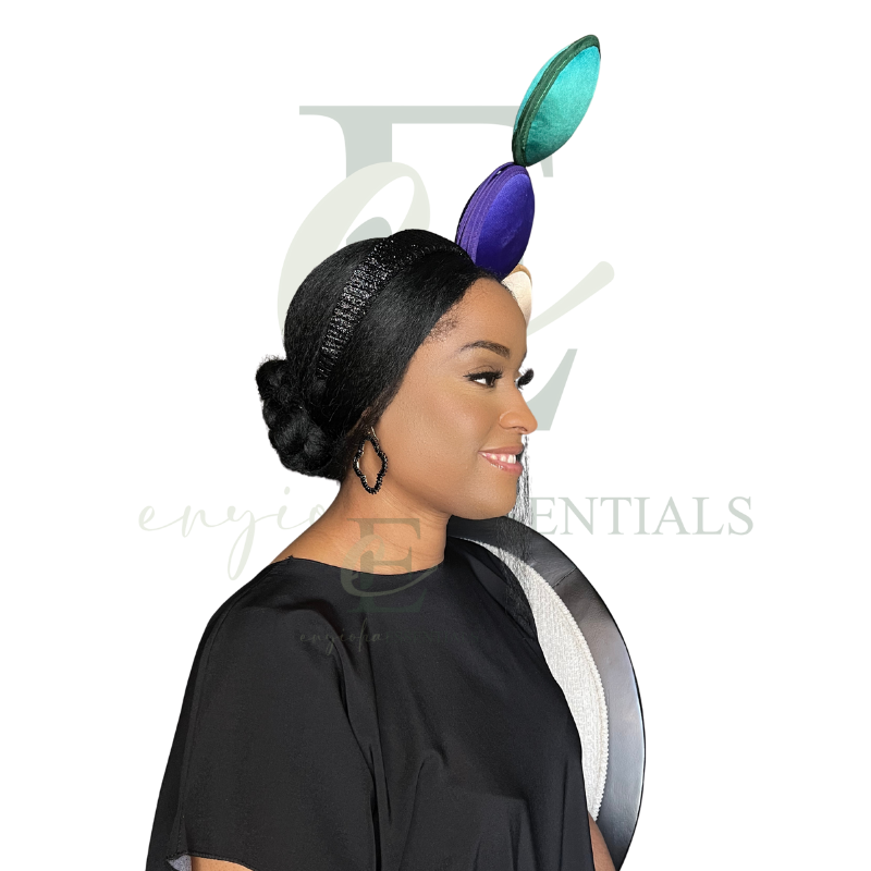 Mardi Gras Royale Triple Disc Fascinator