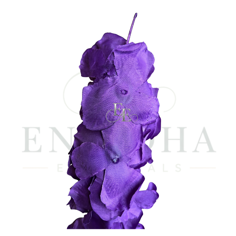 Purple Floral Couture Fascinator Headband