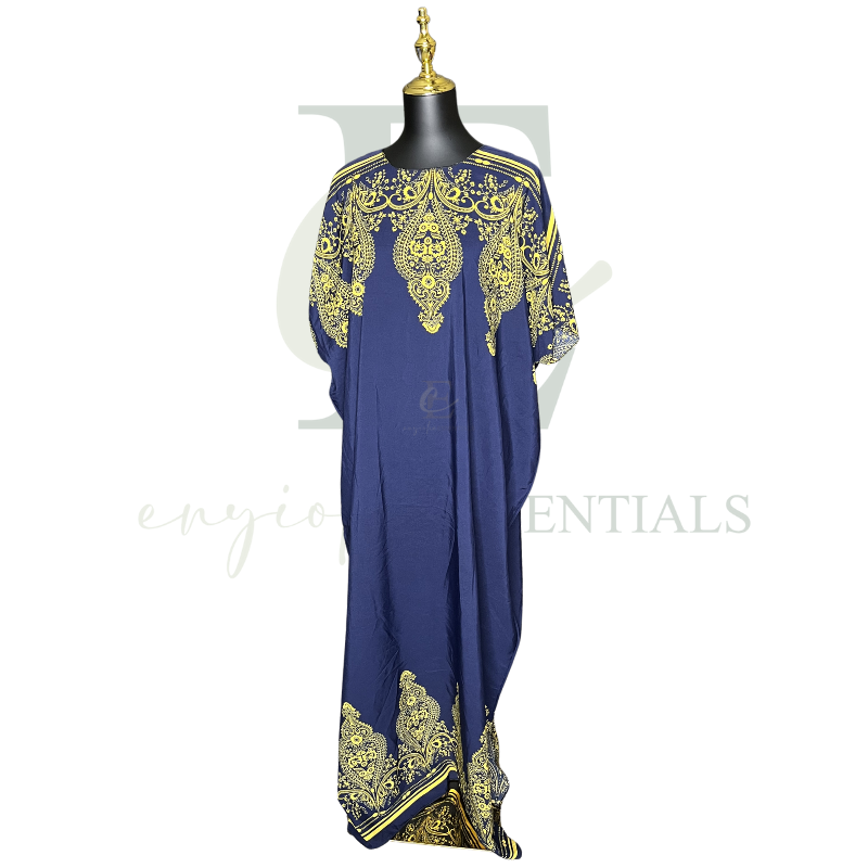 Royal Haven Maxi MuuMuu Dress | One Size (XL-3XL)