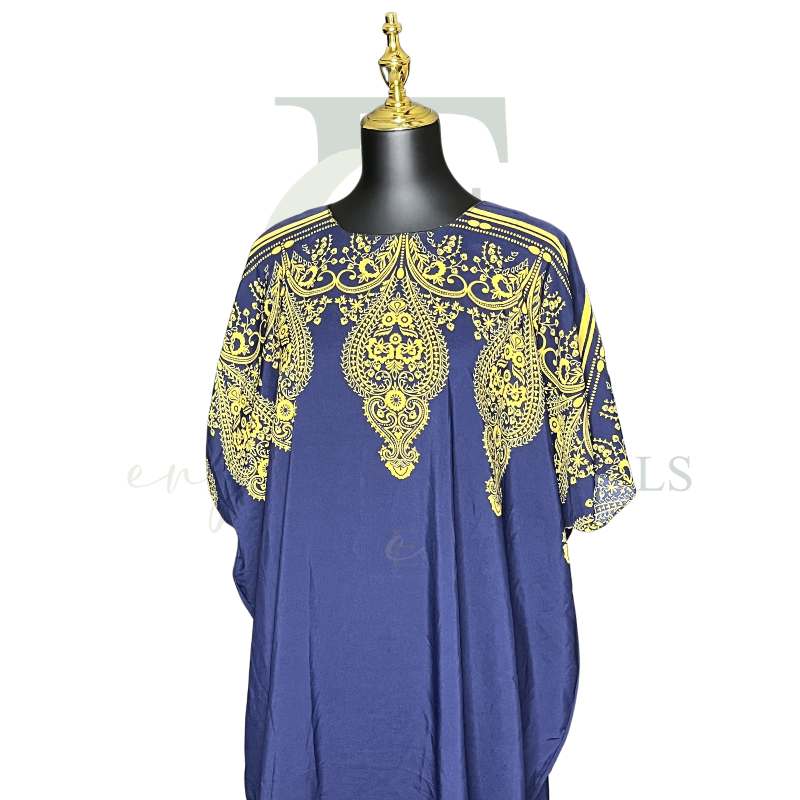 Royal Haven Maxi MuuMuu Dress | One Size (XL-3XL)