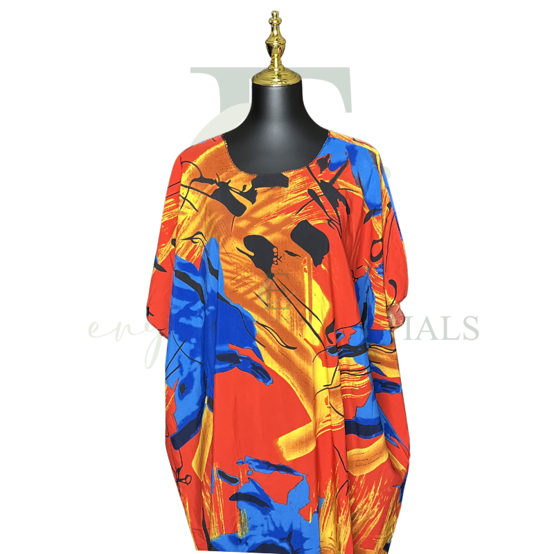 Sunset Escape Maxi MuuMuu Dress | One Size (XL-3XL)