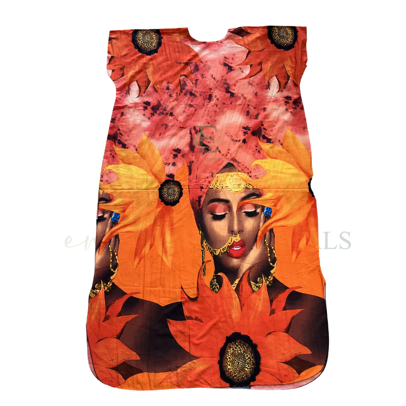 Sunset Sunflower Maxi MuuMuu Dress (L-3XL)