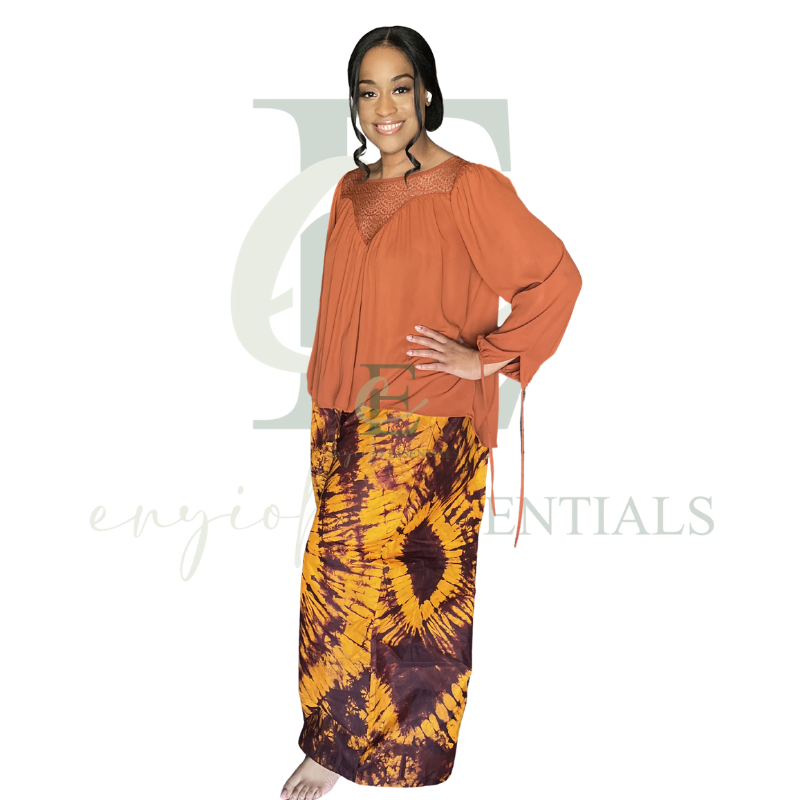 Tie-Dye Wide-Leg Palazzo Pants